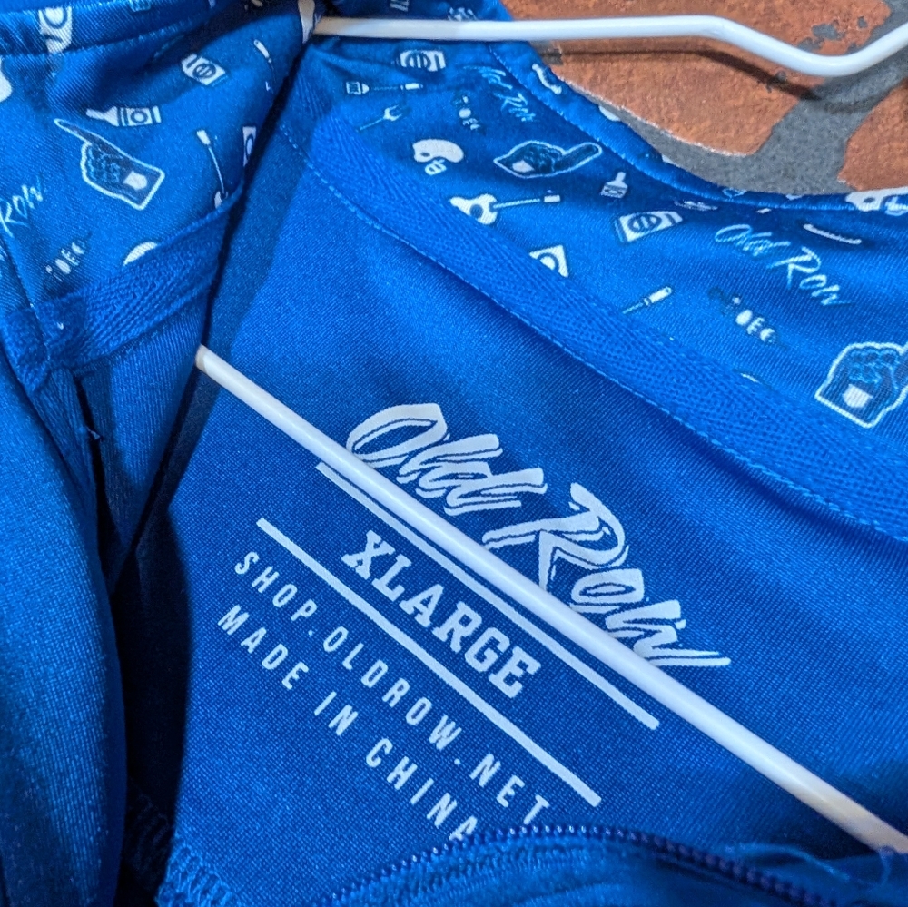 Old Row Men's XL Royal Blue Tailgate Quarter-Zip - Picture 4 of 10